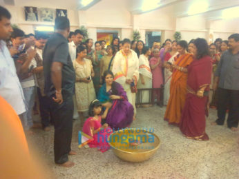 Aishwarya Rai Bachchan snapped at the Durga Puja festivities at Ramkrishna mission