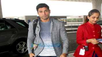 Farhan Akhtar and Karisma Kapoor snapped at the airport