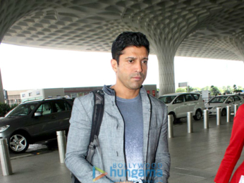 Farhan Akhtar and Karisma Kapoor snapped at the airport
