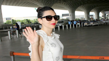 Farhan Akhtar and Karisma Kapoor snapped at the airport