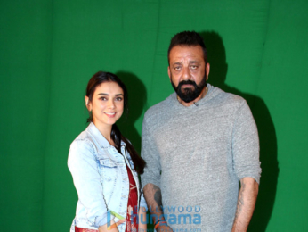 Sanjay Dutt & Aditi Rao Hydari snapped promoting their film 'Bhoomi'