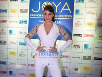 Jacqueline Fernandez and Amruta Fadnavis inaugurate Joya exhibition in Mumbai
