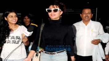 Jacqueline Fernandez arrives from her home town Colombo