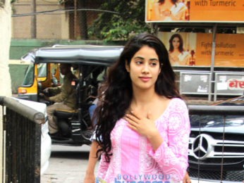 Jahnavi Kapoor snapped post dance rehearsals in Bandra
