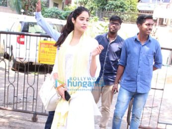 Jahnavi Kapoor spotted after dance rehearsal in Bandra