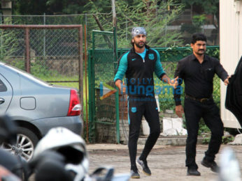 Ranbir Kapoor, Armaan Jain and others at football practice