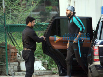 Ranbir Kapoor, Armaan Jain and others at football practice