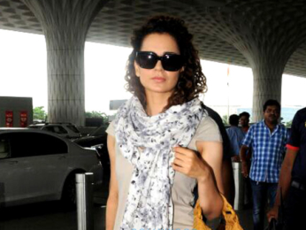 Kangana Ranaut snapped at the airport