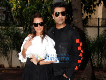 Karan Johar snapped shooting for Neha Dhupia's show #NoFilterNeha – Season 2