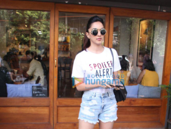Kiara Advani spotted at Sequel Bistro & Juice Bar