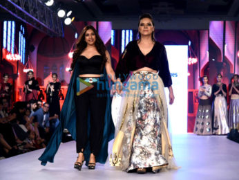 Kunal Kapoor, Sahil Salathia and Udita Goswami at the Bombay Times Fashion Week