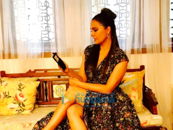 Lara Dutta snapped during a photoshoot for Alexis Mabille