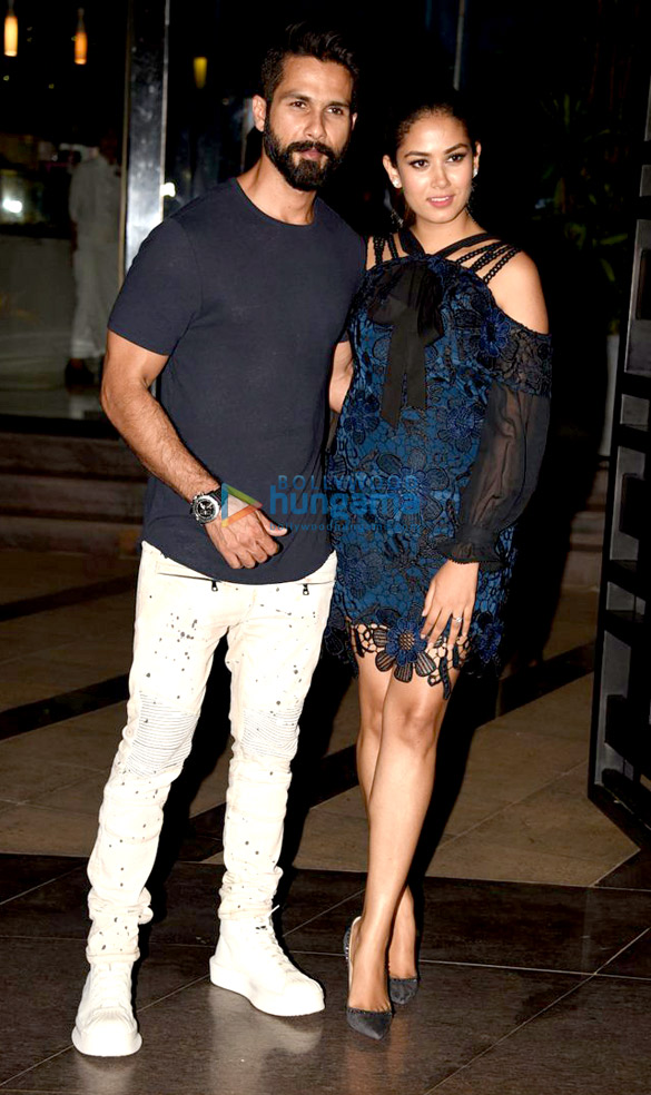 Shahid Kapoor and Misha snapped celebrating Mira Rajput’s birthday at Nara Thai restaurant