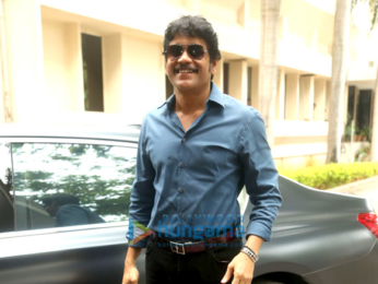 Nagarjuna and Amala Akkineni at Akkineni Nageswara Rao award press meet