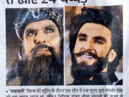 OMG! Ranveer Singh got slapped 24 times on the sets of Padmavati