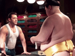 OMG! Salman Khan takes on a Sumo wrestler