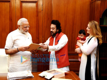 PM Modi warmly welcomes Adnan Sami's daughter Medina PMO Office