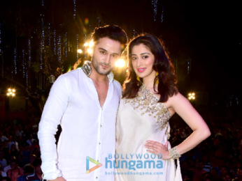 Raai Laxmi snapped attending the raas leela Navratri functions Borivali to promote her movie Julie 2