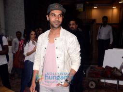 Rajkummar Rao snapped at Lower Parel promoting his film Newton