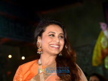 Ranbir Kapoor, Alia Bhatt, Rani Mukherji and others snapped at Durga Pooja in Juhu