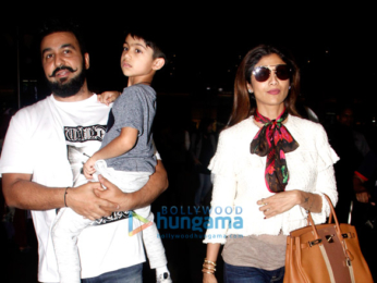 Ranbir Kapoor, Hrithik Roshan, Kriti Sanon, Shilpa Shetty, Raj Kundra, Vidya Balan, and Siddharth Roy Kapur snapped at the airport