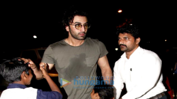 Ranbir Kapoor, Varun Dhawan, Arjun Kapoor, Aditya Roy Kapur and Ileana D’Cruz snapped post party at Sucasa Bandra