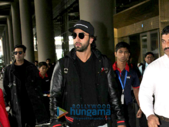 Ranbir Kapoor and Karan Johar snapped at the airport