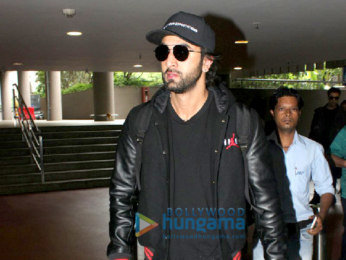 Ranbir Kapoor and Karan Johar snapped at the airport