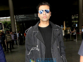Ranbir Kapoor and Karan Johar snapped at the airport