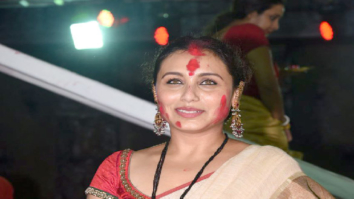 Rani Mukherji snapped at Durga Puja in Juhu