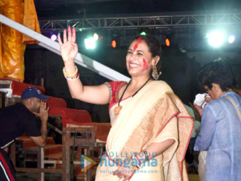 Rani Mukherji snapped at Durga Puja in Juhu