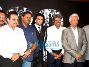 Ranveer Singh and Kapil Dev grace the launch of the film based on the 1983 World Cup