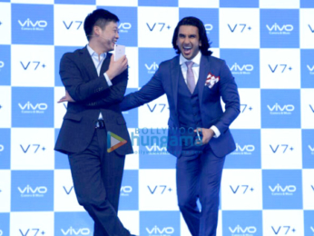 Ranveer Singh attends the launch of Vivo V7 Plus
