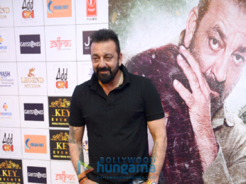 Cast of the film Bhoomi grace the press meet of the film in Delhi