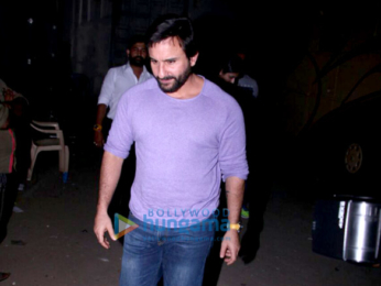 Saif Ali Khan snapped at Mehboob Studio