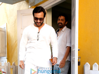 Saif Ali Khan snapped post meeting in Bandra