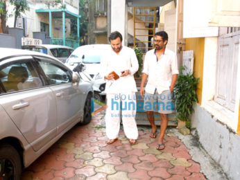 Saif Ali Khan snapped post meeting in Bandra