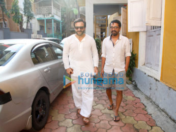 Saif Ali Khan snapped post meeting in Bandra
