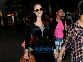 Saiyami Kher and Elli Avram snapped at the airport