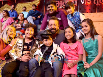 Sanjay Dutt meets the contestants of 'Sa Re Ga Ma Pa L'il Champs'