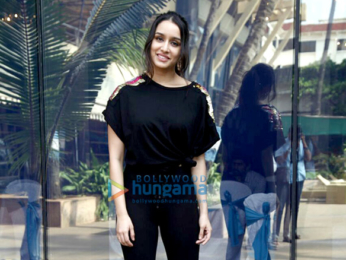 Shraddha Kapoor and Siddhanth Kapoor snapped promoting their film 'Haseena Parkar'
