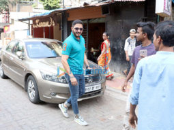 Shreyas Talpade snapped at a clinic in Bandra