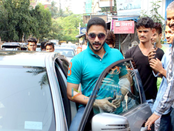 Shreyas Talpade snapped at a clinic in Bandra
