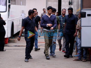 Sidharth Malhotra and Sonakshi Sinha snapped after a photoshoot for 'Ittefaq' in Mehboob Studio