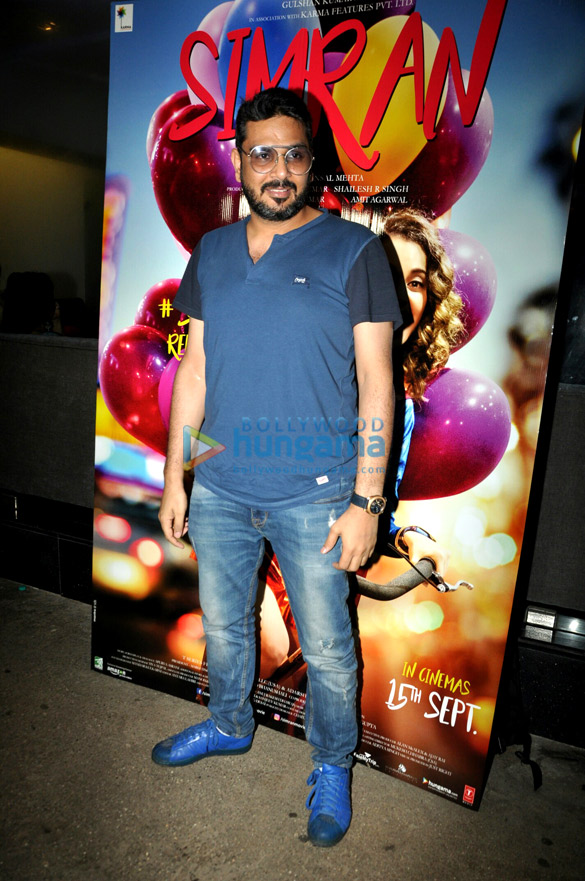 special screening of simran at sunny super sound 8