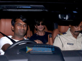 Shah Rukh Khan snapped outside a studio in Mumbai