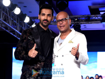 Sunny Leone and John Abraham walk the ramp at Bombay Times Fashion Week