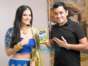 Sunny Leone shoots for Dholpur Fresh's Desi Ghee commercial