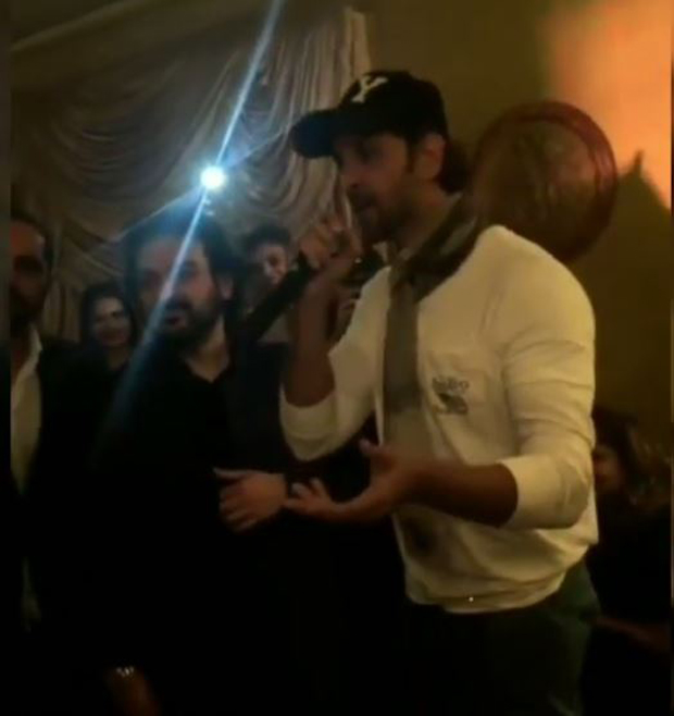 This video of Hrithik Roshan singing for Rakesh Roshan on his birthday is worth watching video