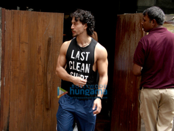 Tiger Shroff and Disha Patani snapped post lunch at Indigo in Bandra